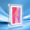 Acrylic Digital Photo Frame 5/7 Inch 1000mAh Vertical Display IPS Screen 2G Memory Battery Porta Retrato Digital